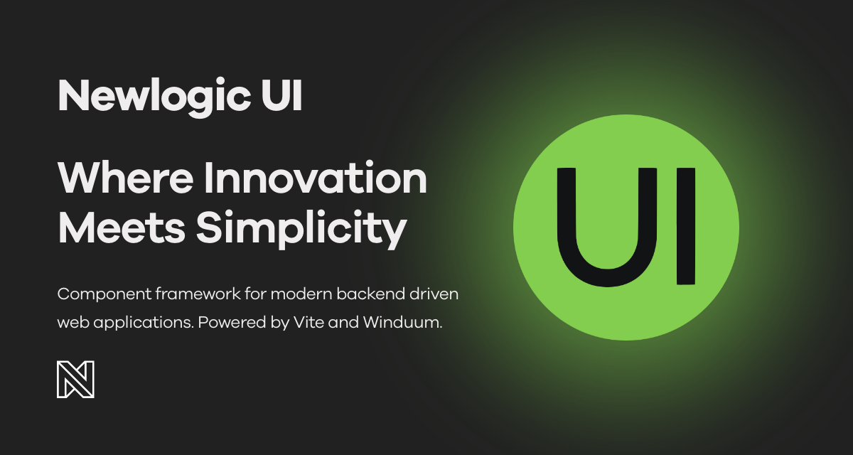 Newlogic UI 4 Announcement Cover Image